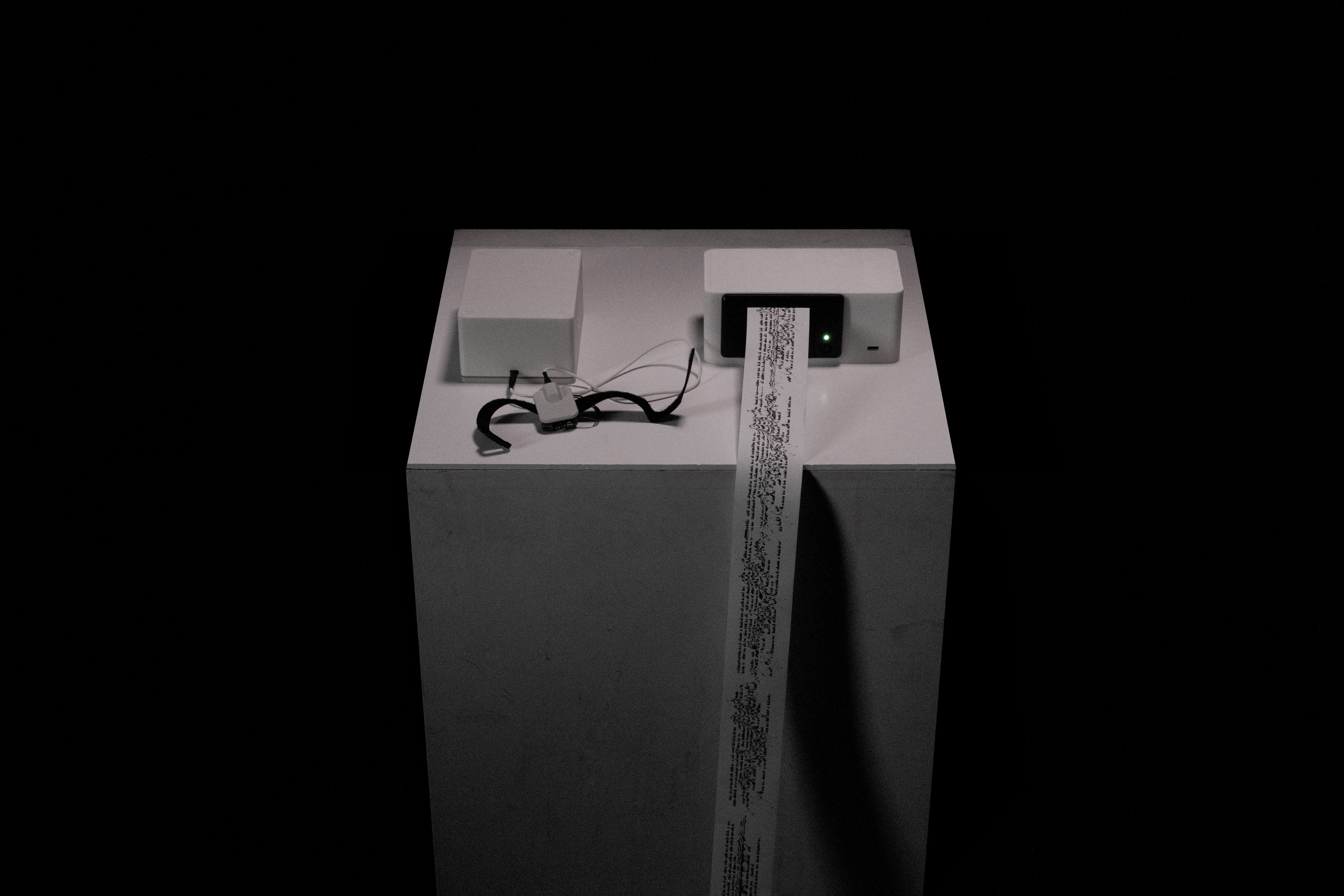 Digital Psalms installation view by Wu Yi, 2024