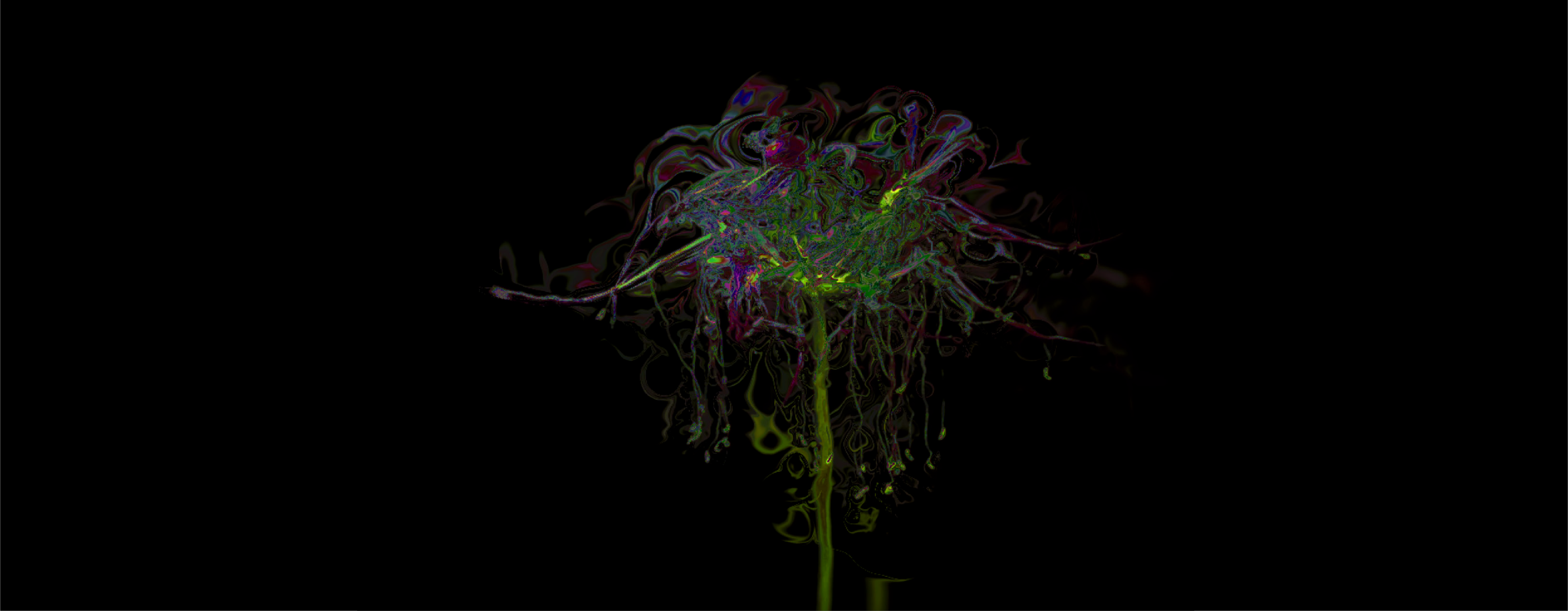Empathize with Nature, digital moving-image still by Wu Yi, 2023