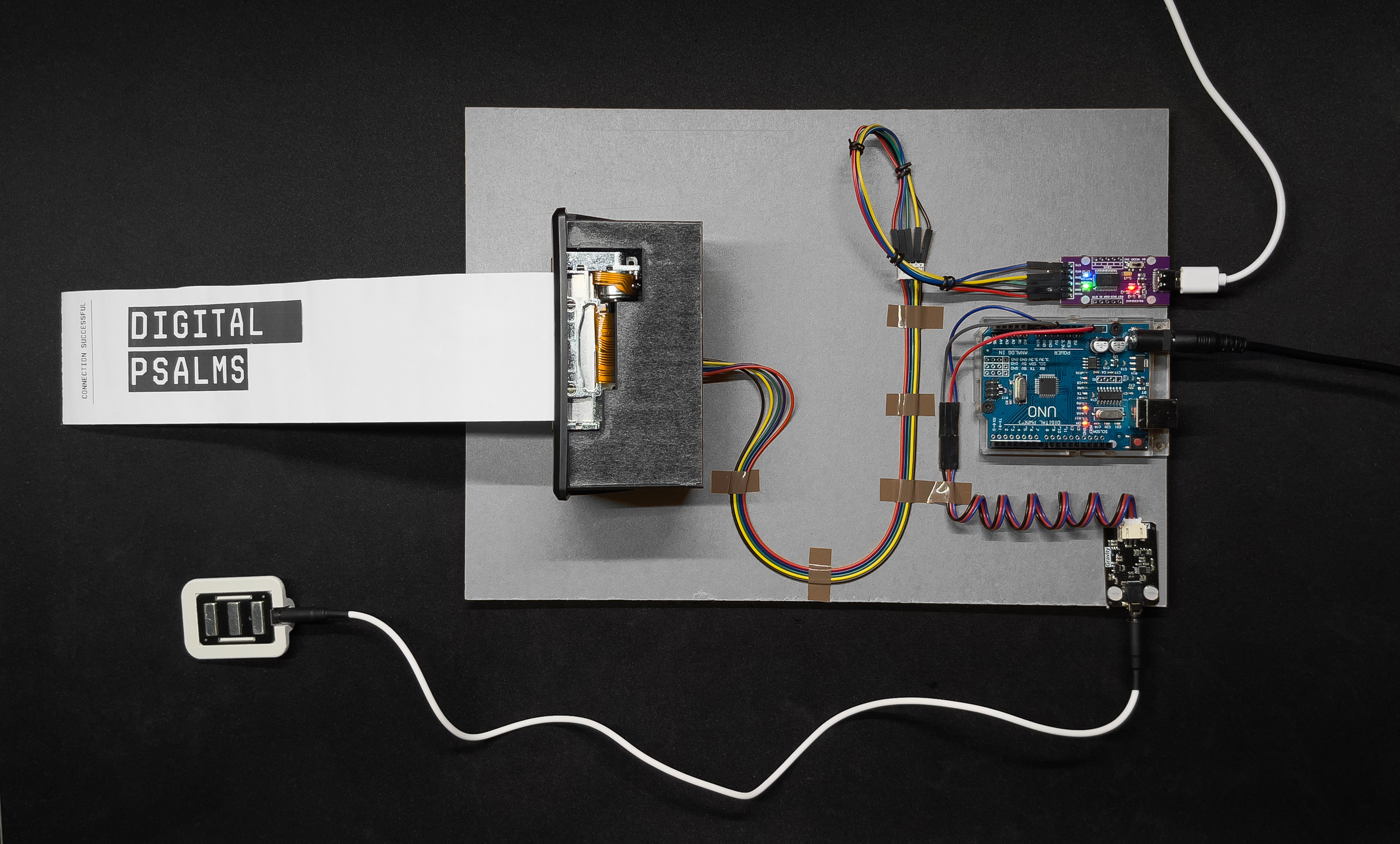 Digital Psalms installation view by Wu Yi, 2024
